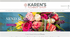 Desktop Screenshot of karensflowershop.ca